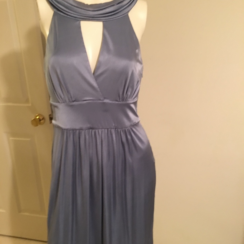 BCBG cocktail dress; size 8; light blue
